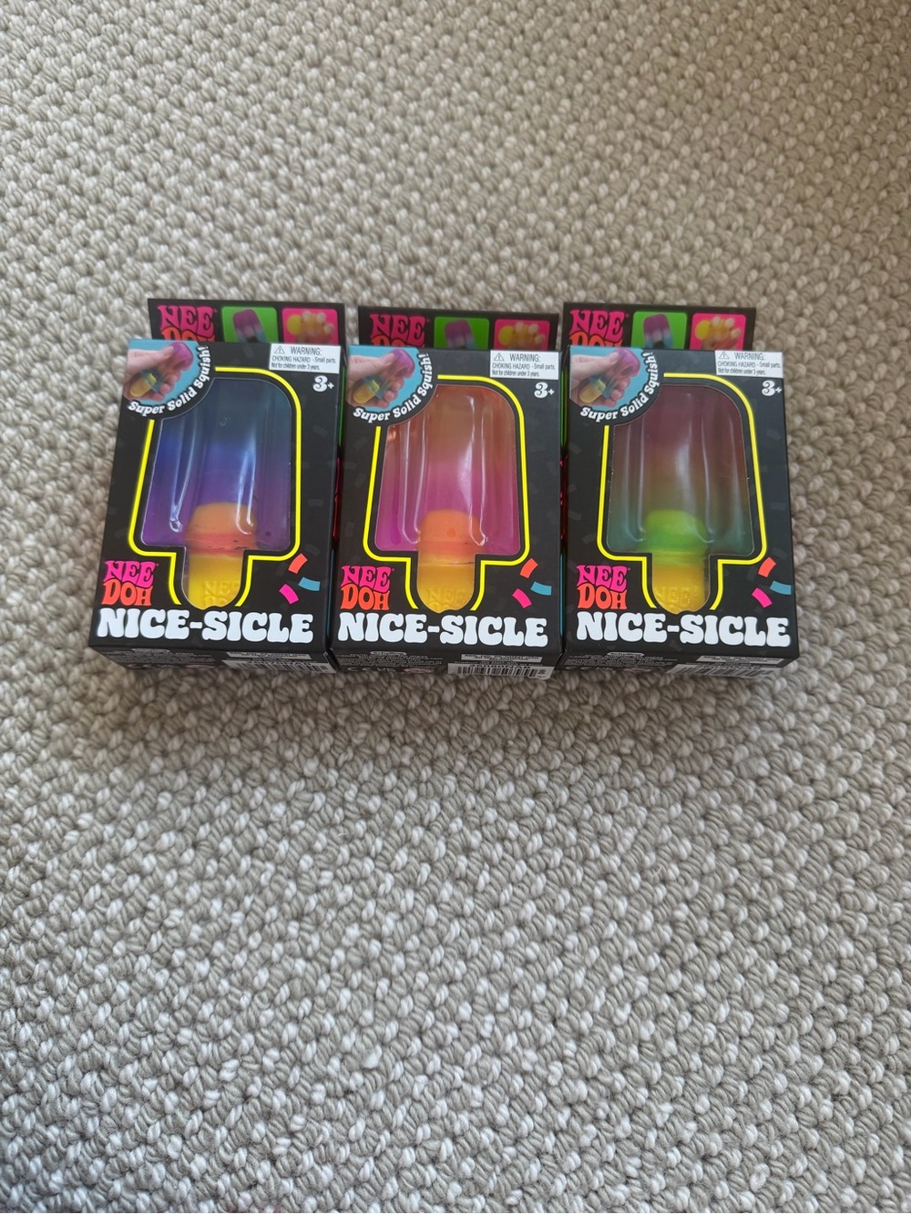 Set of NeeDoh Nice-Sicle Popsicle - new and authentic!